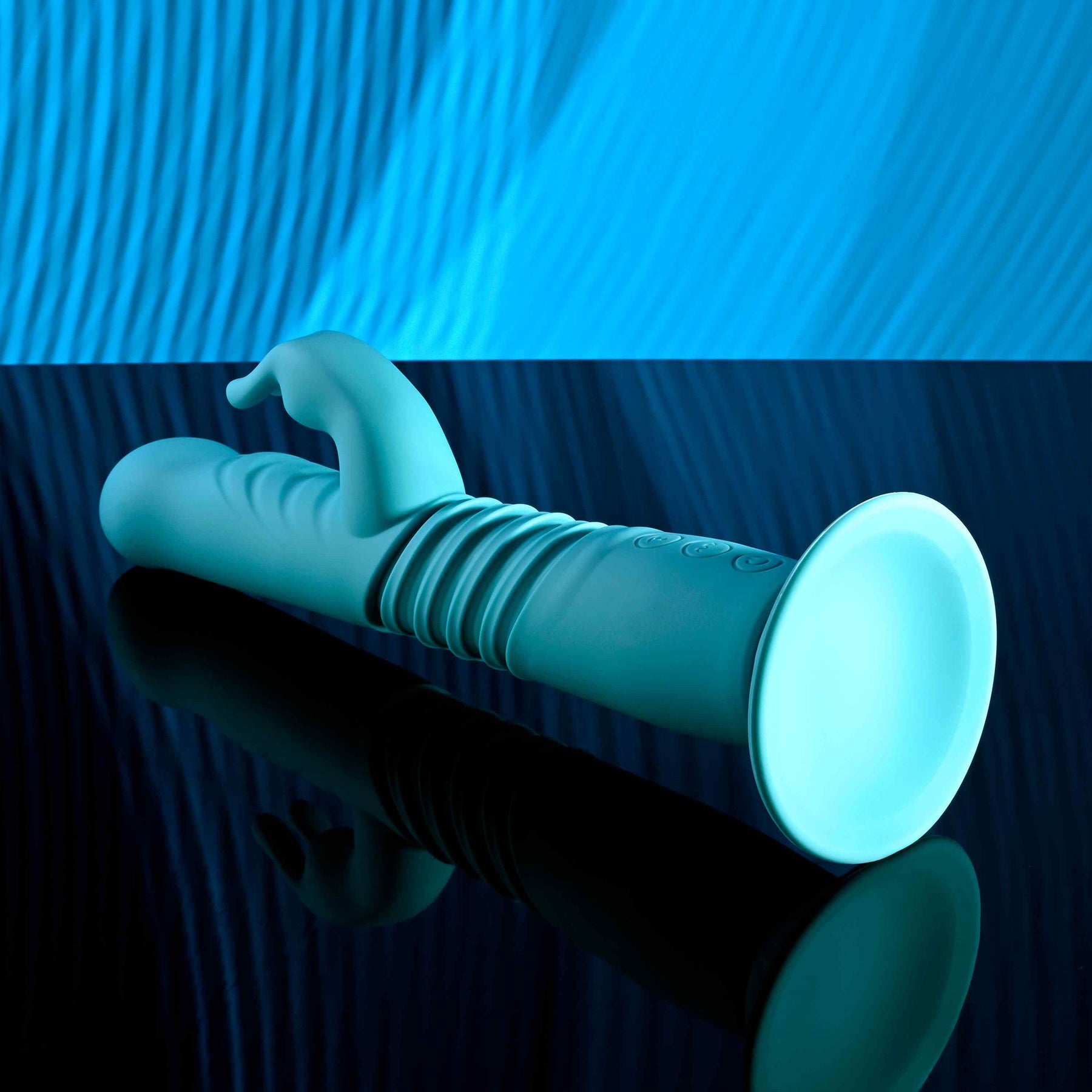 Bunny Hop Rechargeable Silicone Thrusting Rabbit Vibrator By Evolved Novelties