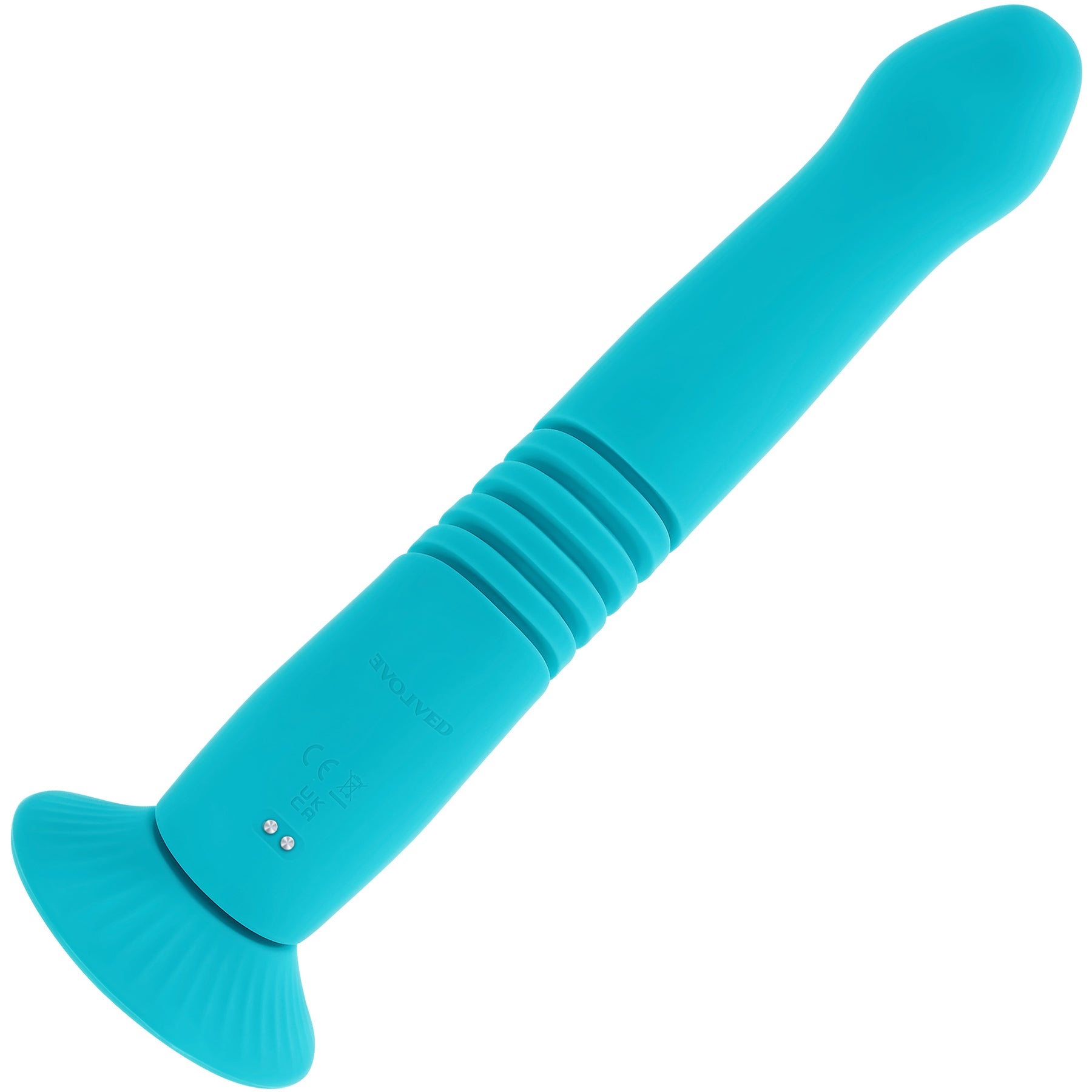 Bunny Hop Rechargeable Silicone Thrusting Rabbit Vibrator By Evolved Novelties
