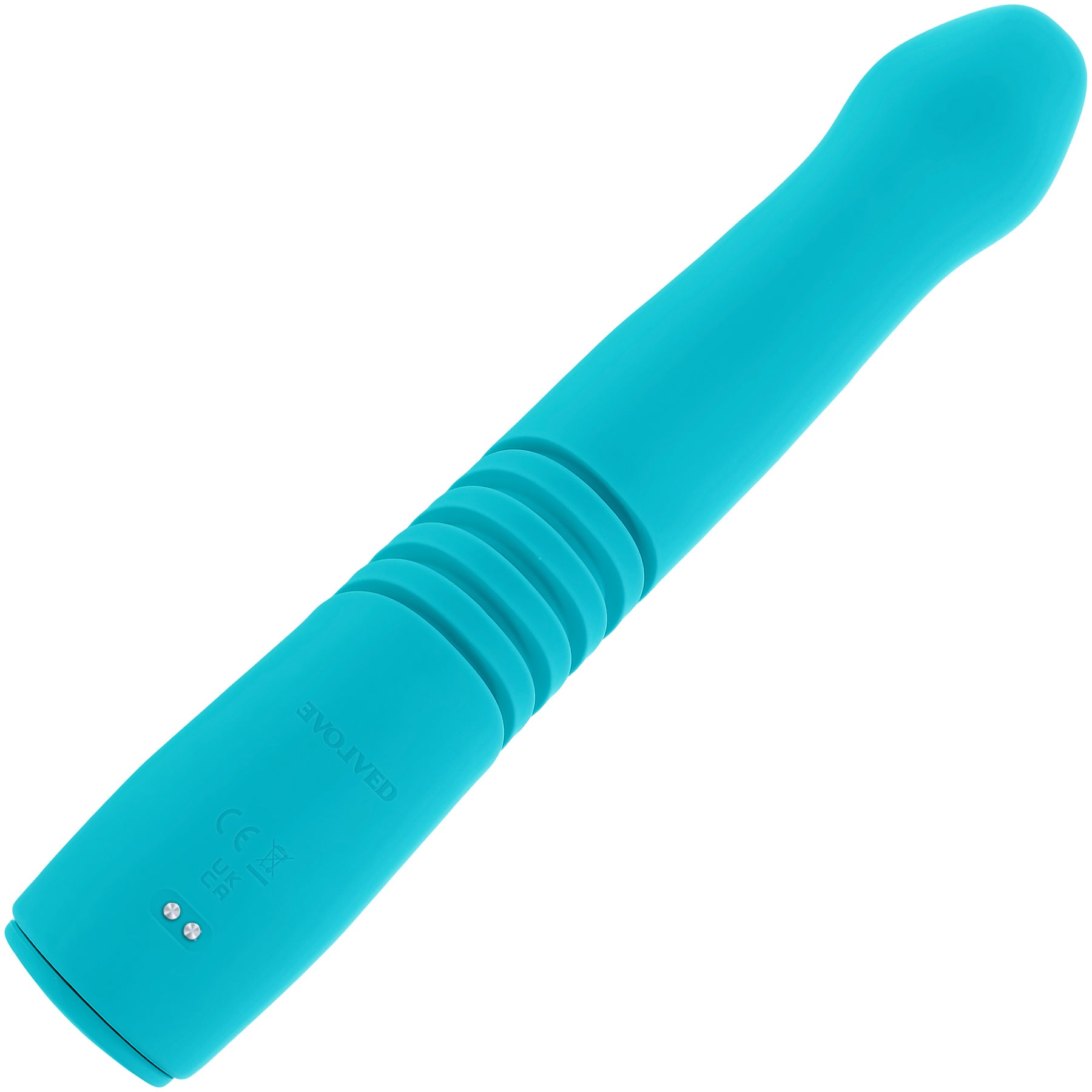 Bunny Hop Rechargeable Silicone Thrusting Rabbit Vibrator By Evolved Novelties