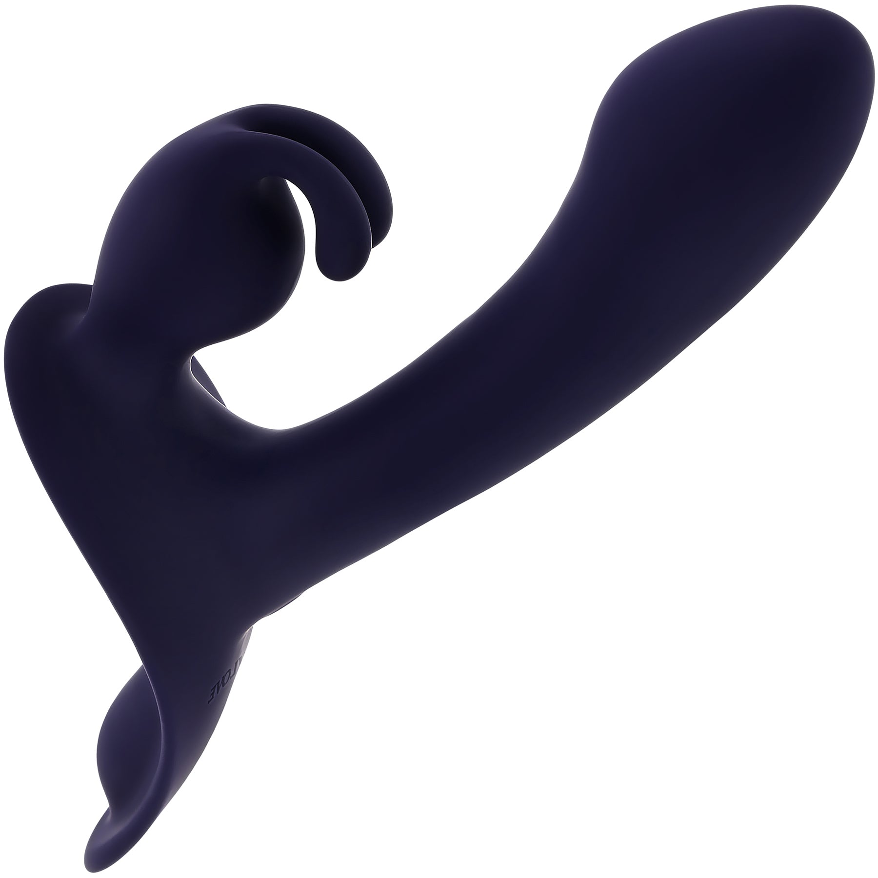 Giving Vibes Rechargeable Silicone Triple Stimulation Strap-On Vibrator By Evolved Novelties