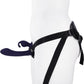Giving Vibes Rechargeable Silicone Triple Stimulation Strap-On Vibrator By Evolved Novelties