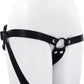 Giving Vibes Rechargeable Silicone Triple Stimulation Strap-On Vibrator By Evolved Novelties