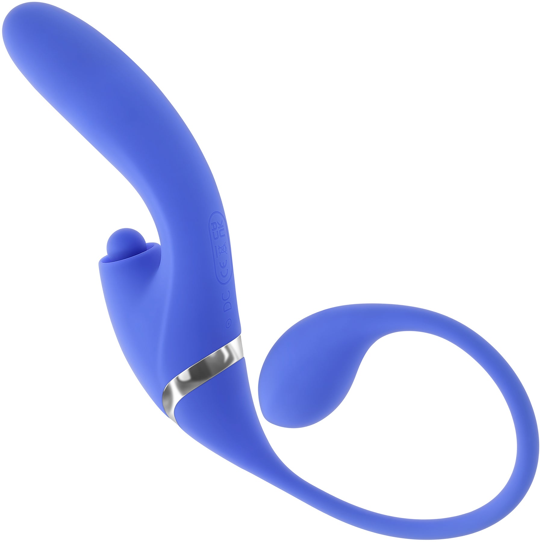 All In Rechargeable Silicone Triple Stimulation Vibrator By Evolved Novelties