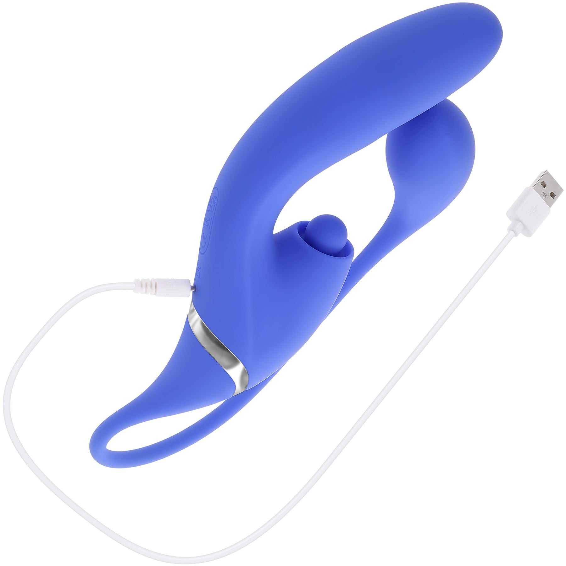 All In Rechargeable Silicone Triple Stimulation Vibrator By Evolved Novelties