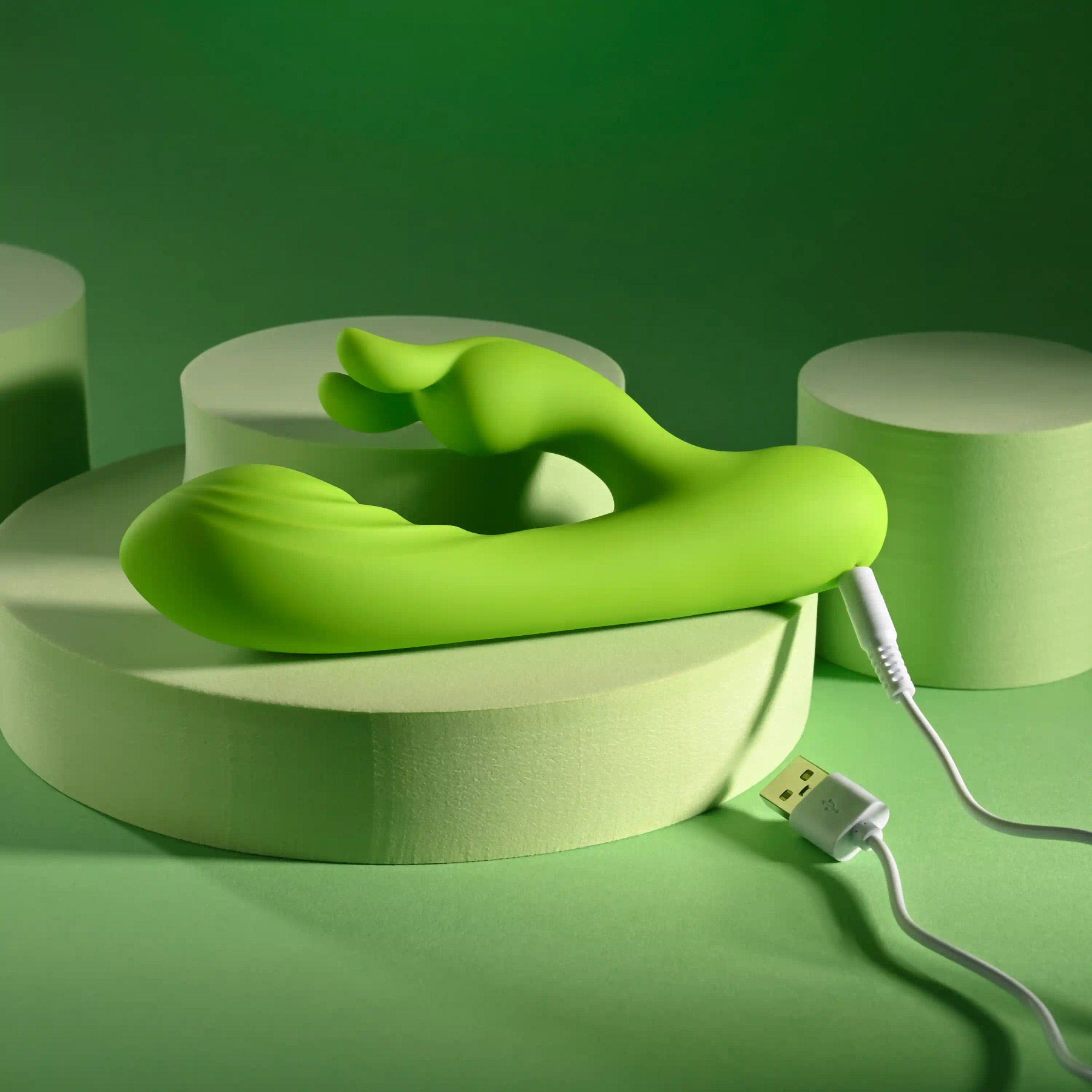 Brat Bunny Silicone Rabbit Vibrator With G-Spot Head By Evolved Novelties