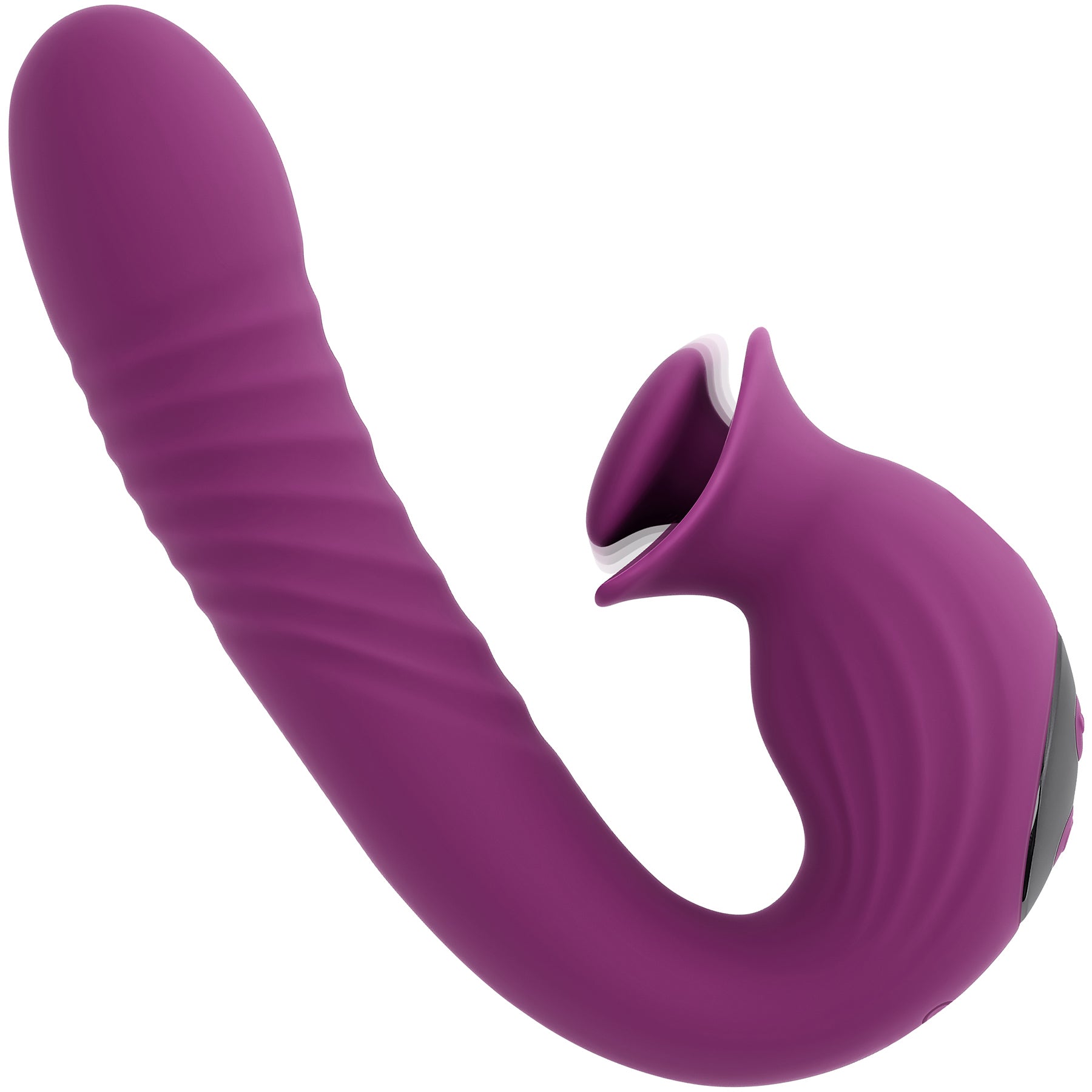 Deep Ecstasy Thrusting Vibrator With Rotating Clitorla Stimulator By Evolved Novelties