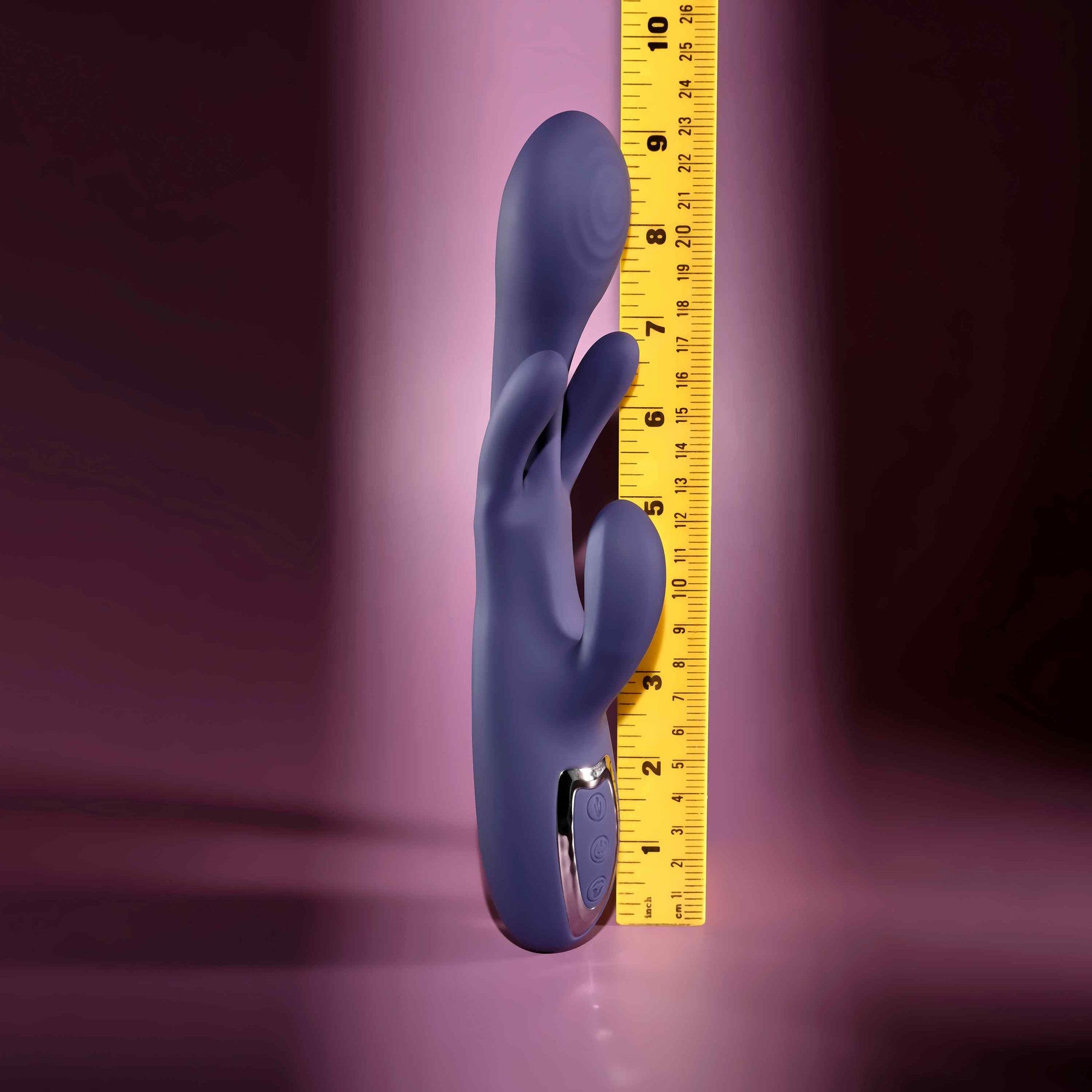 Bow Down G-Spot & Clitoral Silicone Rabbit Style Vibrator By Evolved Novelties