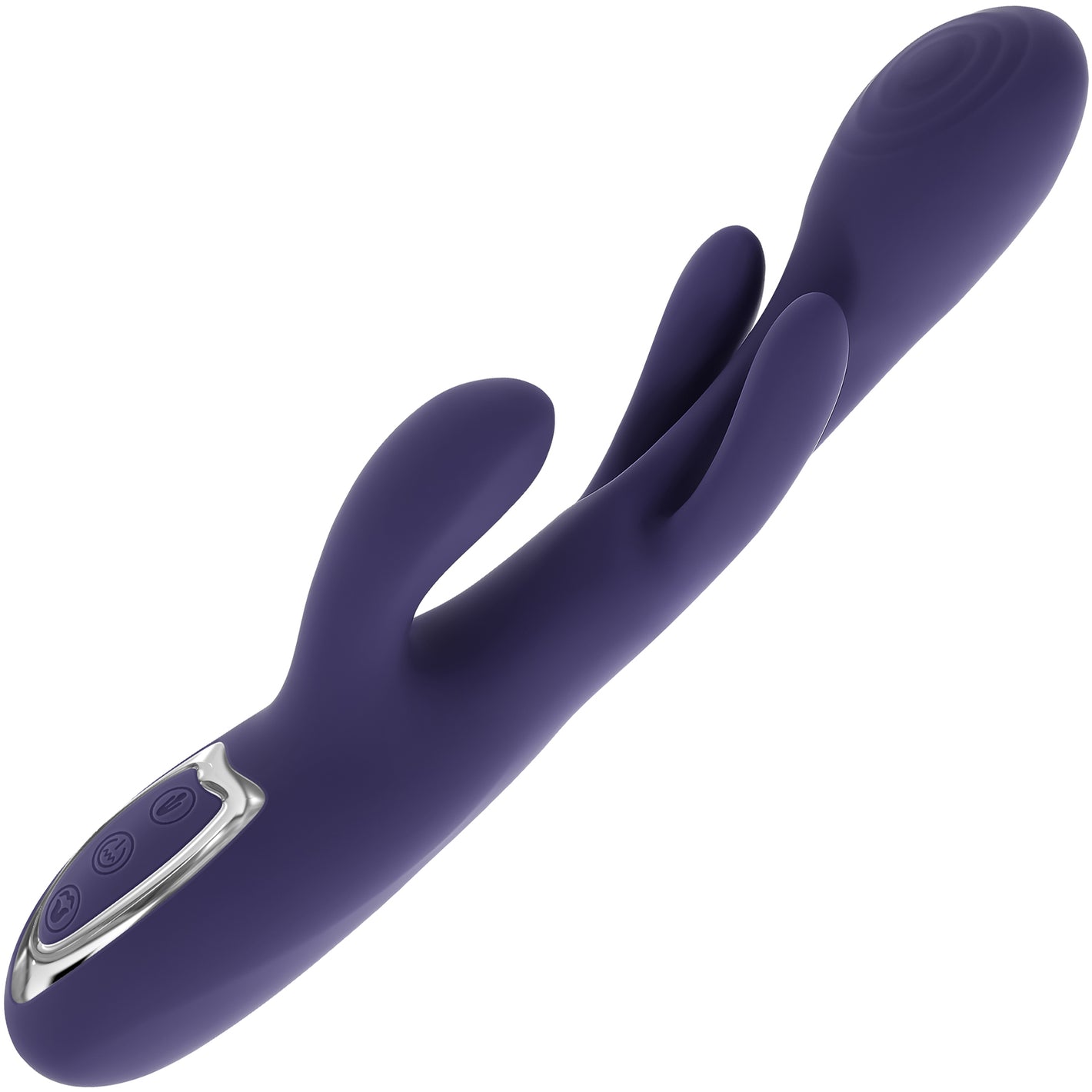 Bow Down G-Spot & Clitoral Silicone Rabbit Style Vibrator By Evolved Novelties