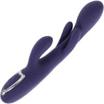 Bow Down G-Spot & Clitoral Silicone Rabbit Style Vibrator By Evolved Novelties