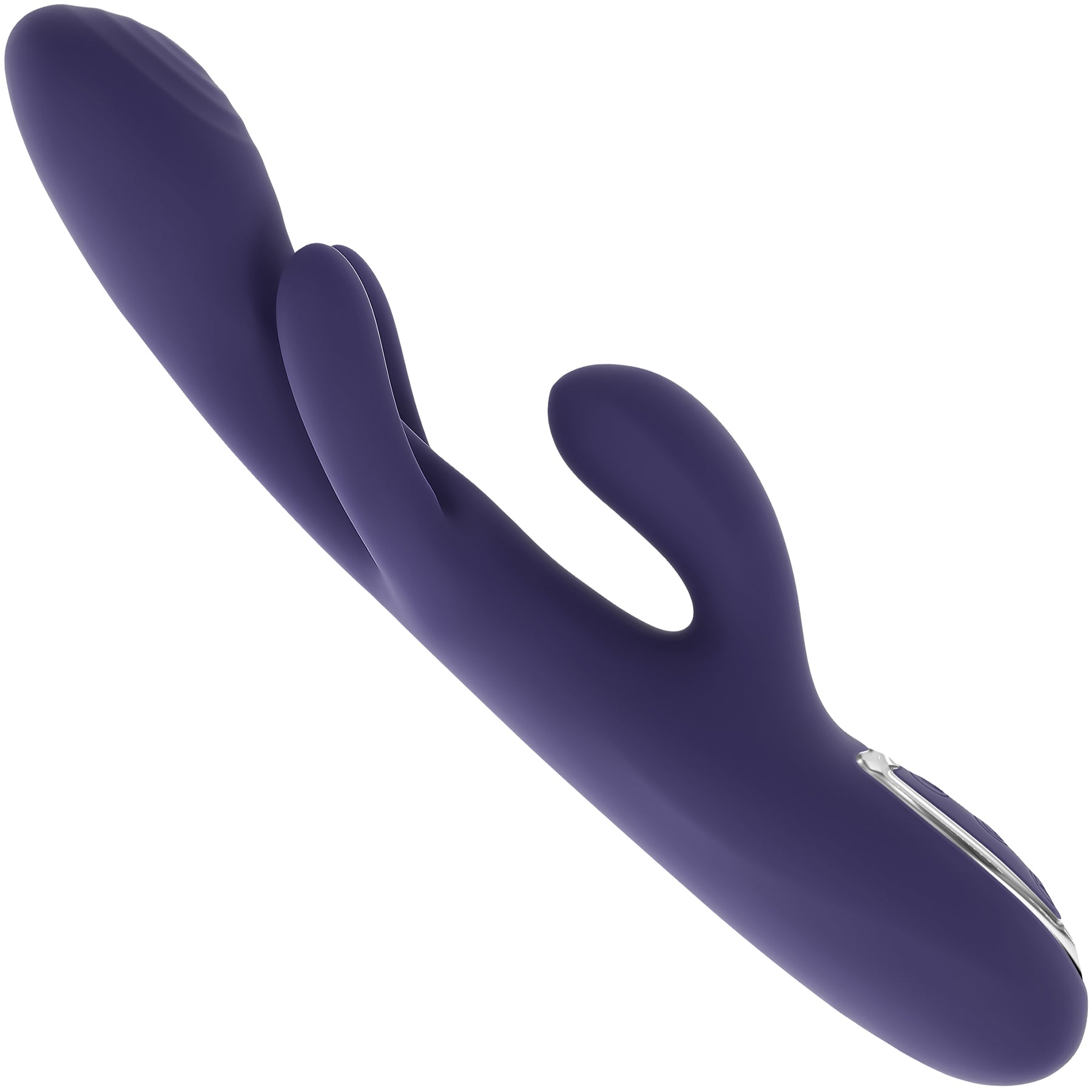 Bow Down G-Spot & Clitoral Silicone Rabbit Style Vibrator By Evolved Novelties
