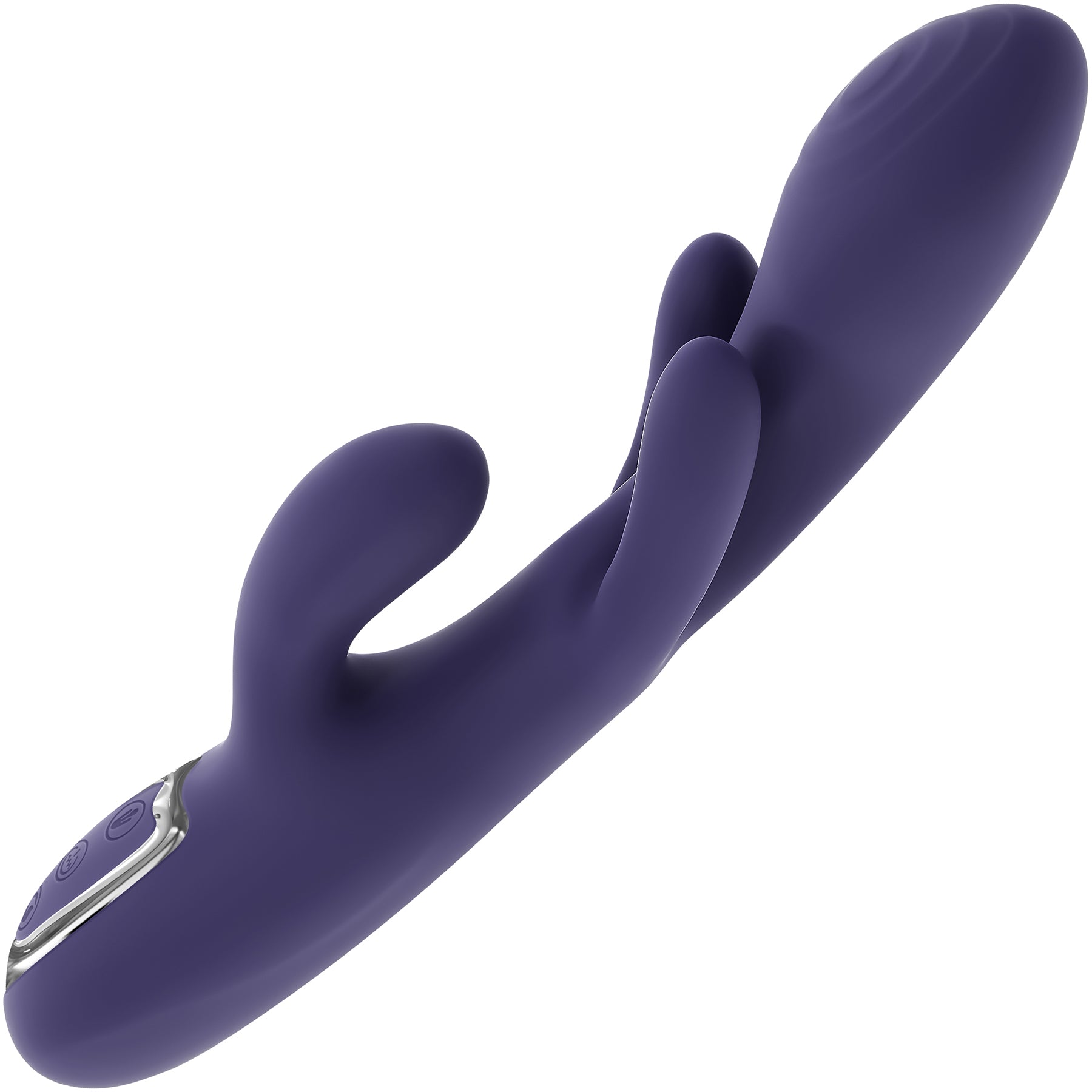 Bow Down G-Spot & Clitoral Silicone Rabbit Style Vibrator By Evolved Novelties