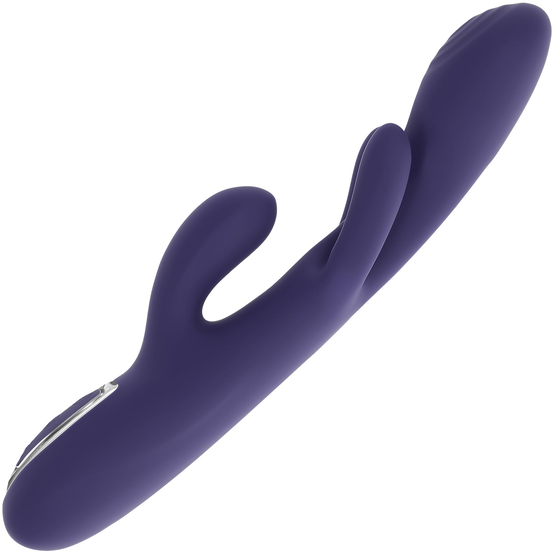 Bow Down G-Spot & Clitoral Silicone Rabbit Style Vibrator By Evolved Novelties