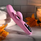 Push The Button Rechargeable Silicone Rabbit Vibrator With G-Spot Bud By Evolved Novelties