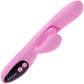 Push The Button Rechargeable Silicone Rabbit Vibrator With G-Spot Bud By Evolved Novelties