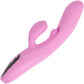 Push The Button Rechargeable Silicone Rabbit Vibrator With G-Spot Bud By Evolved Novelties