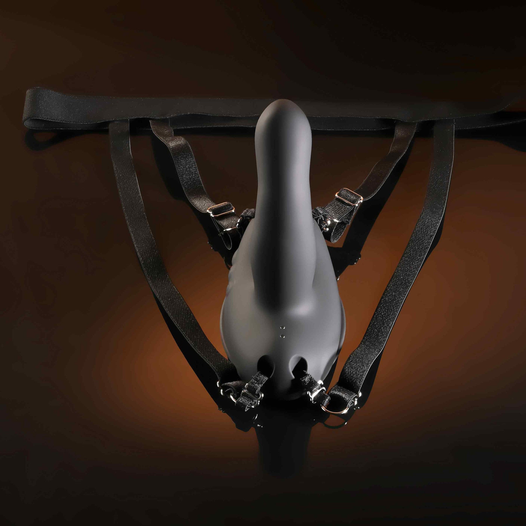 Come Closer Rechargeable Silicone Strap-On Vibrator With Remote By Evolved Novelties