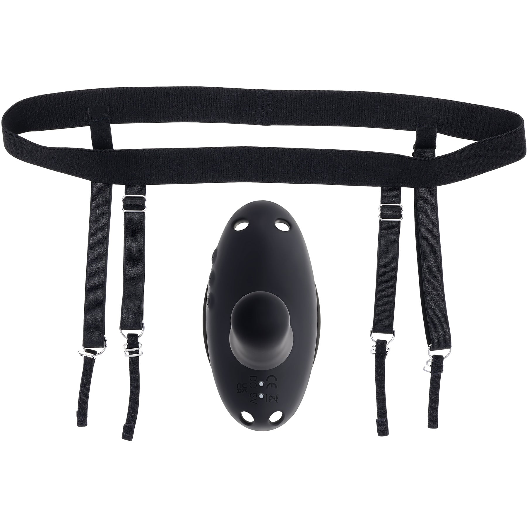 Come Closer Rechargeable Silicone Strap-On Vibrator With Remote By Evolved Novelties