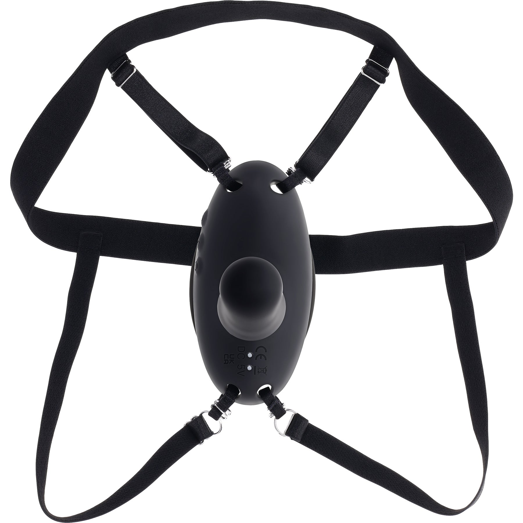 Come Closer Rechargeable Silicone Strap-On Vibrator With Remote By Evolved Novelties