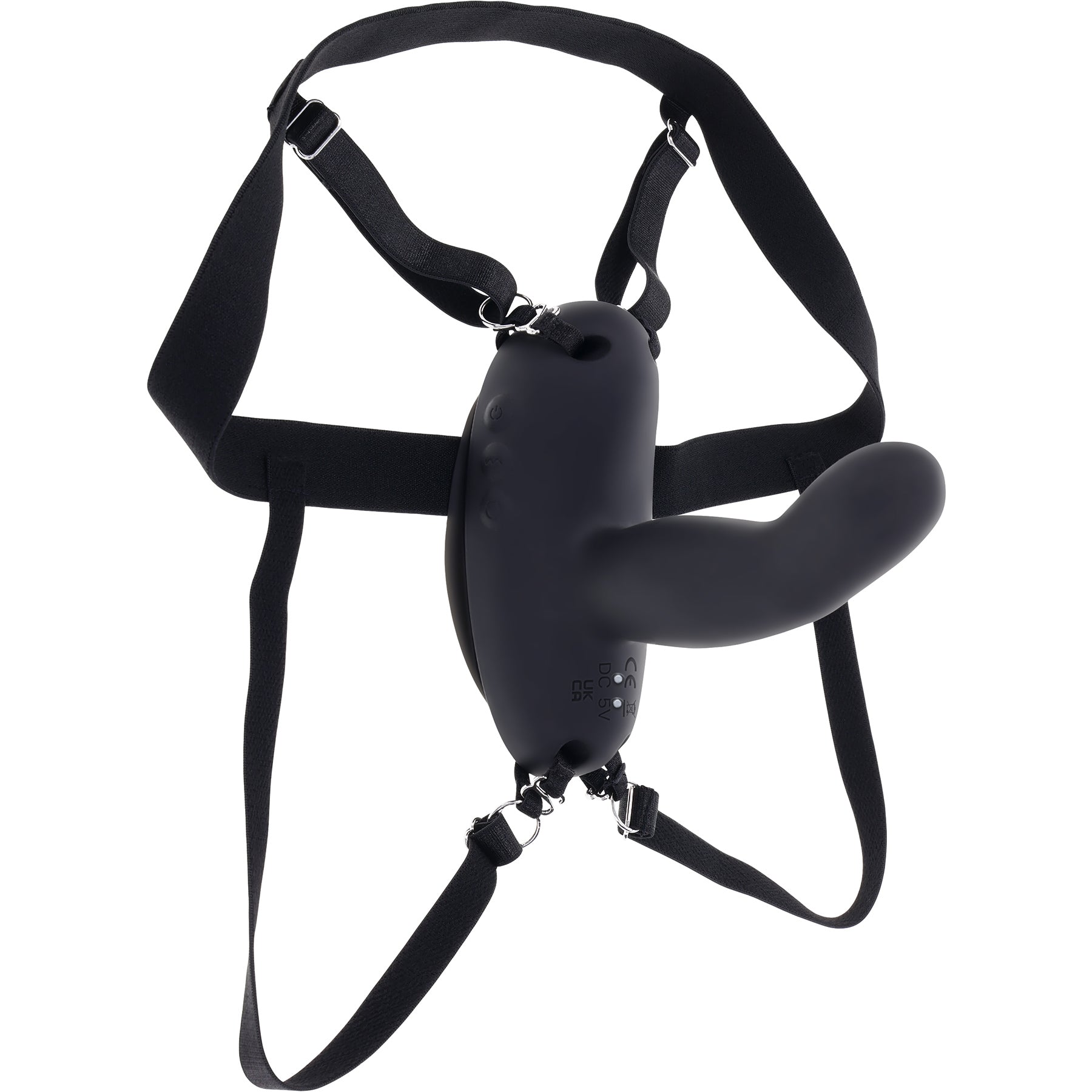 Come Closer Rechargeable Silicone Strap-On Vibrator With Remote By Evolved Novelties