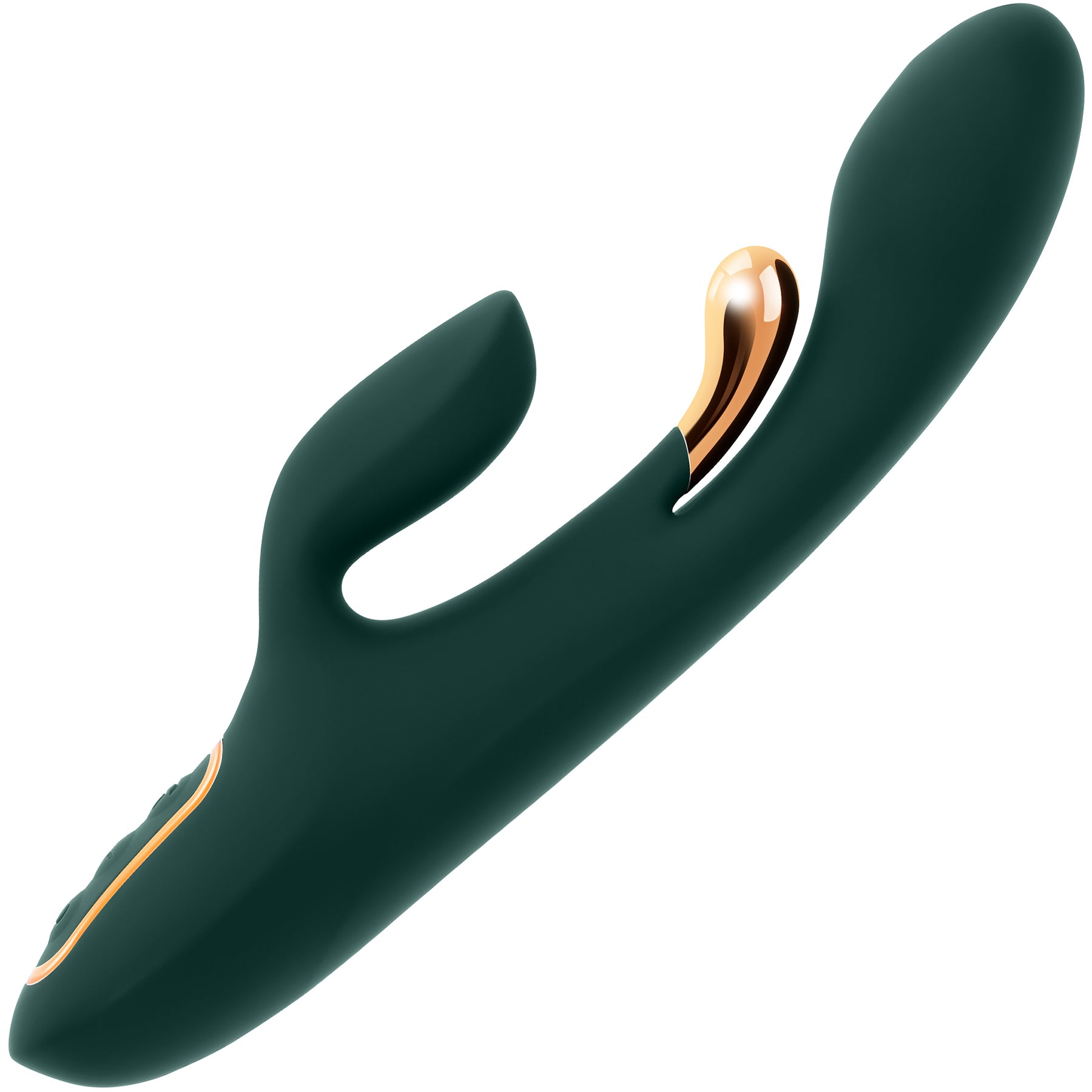 Golden Goddess G-Spot & Clitoral Rabbit Style Vibrator By Evolved Novelties