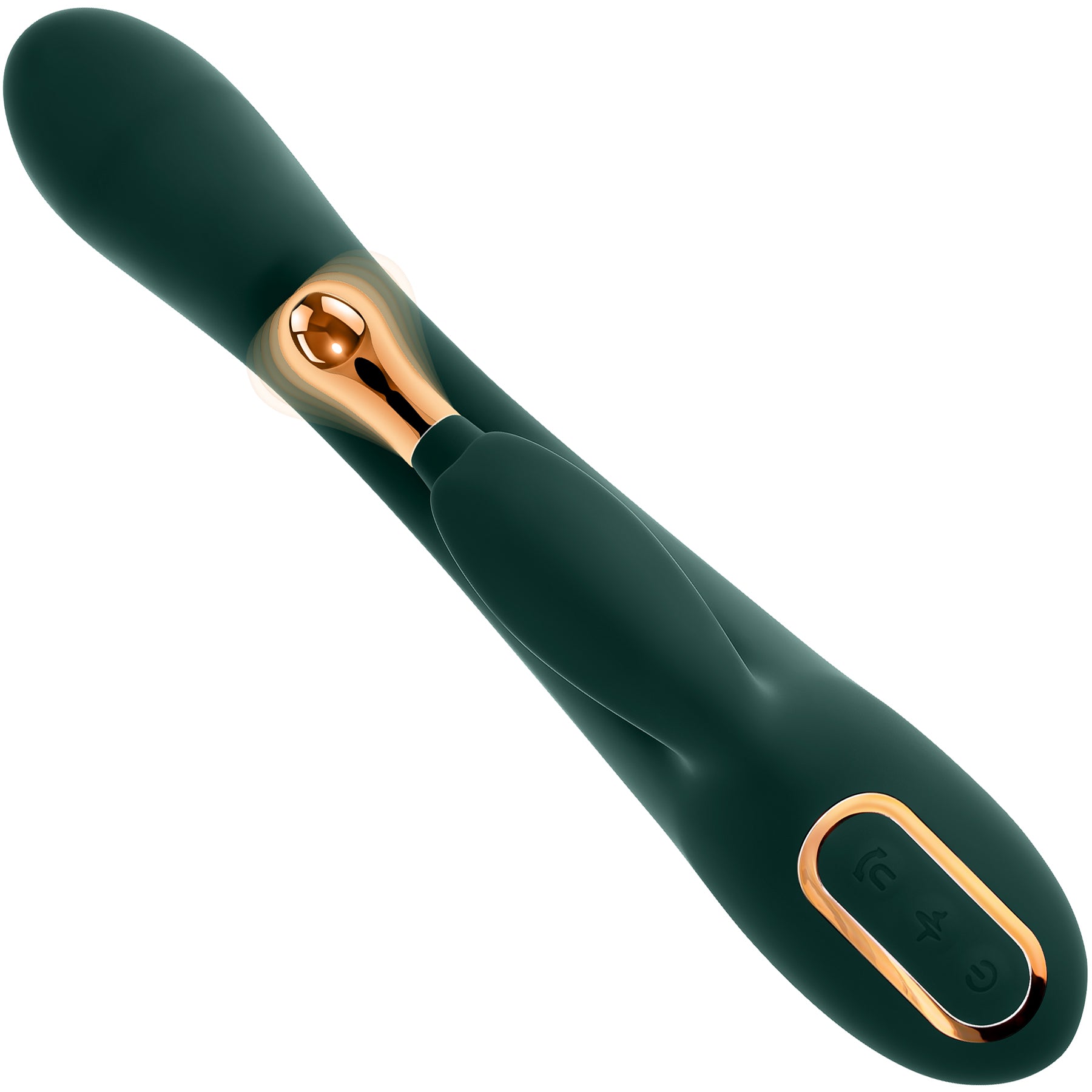 Golden Goddess G-Spot & Clitoral Rabbit Style Vibrator By Evolved Novelties