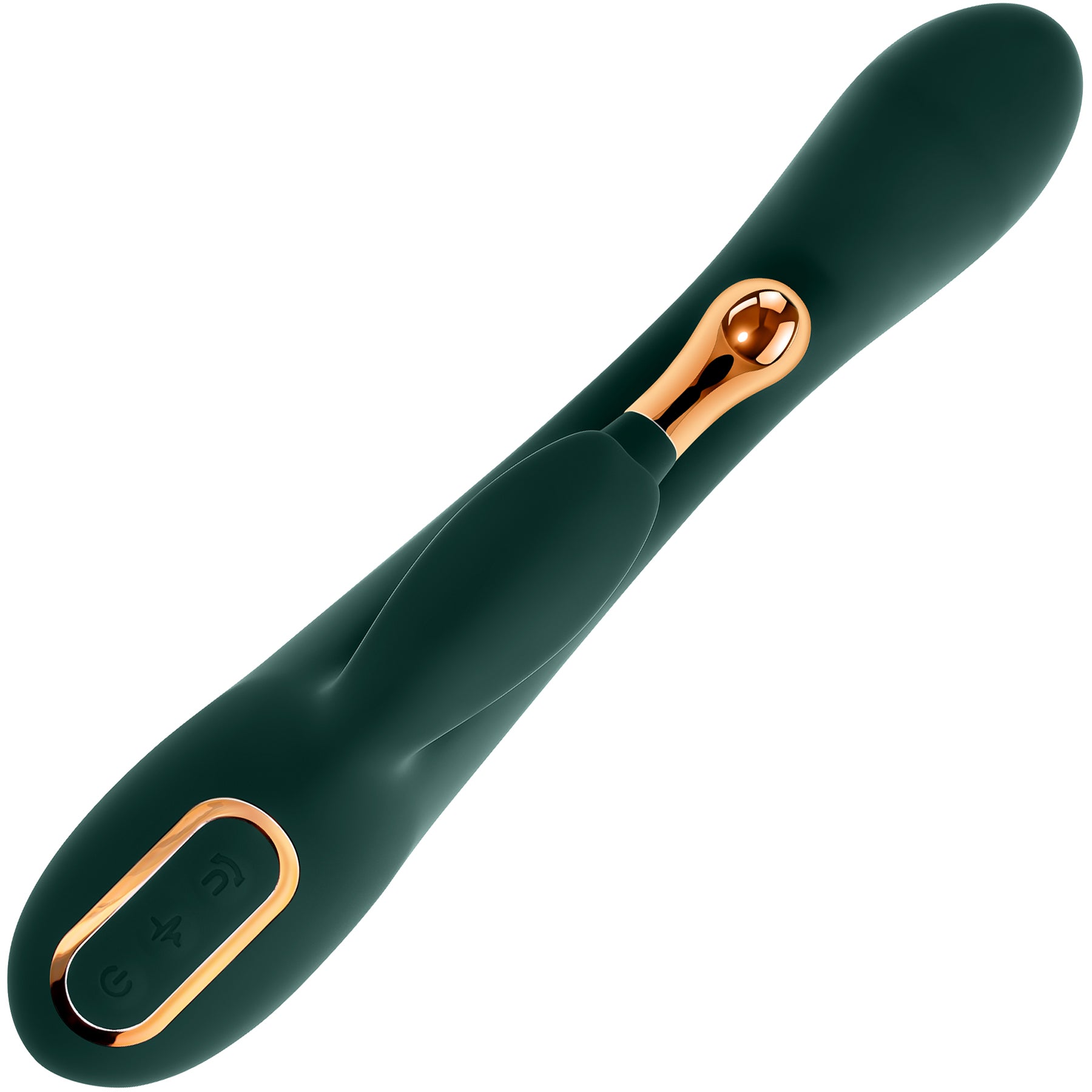 Golden Goddess G-Spot & Clitoral Rabbit Style Vibrator By Evolved Novelties