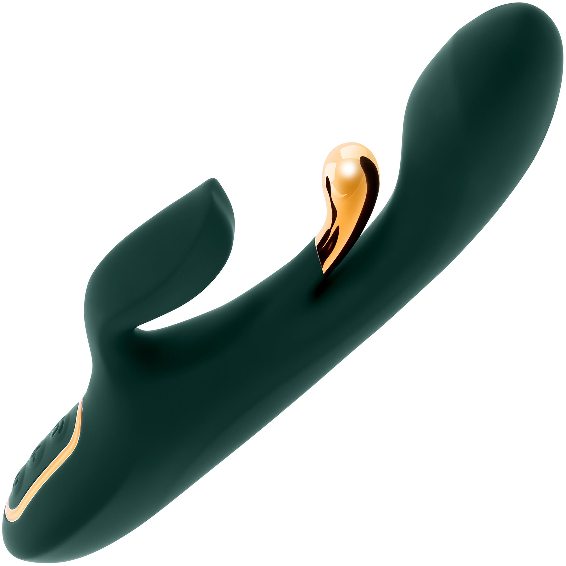 Golden Goddess G-Spot & Clitoral Rabbit Style Vibrator By Evolved Novelties