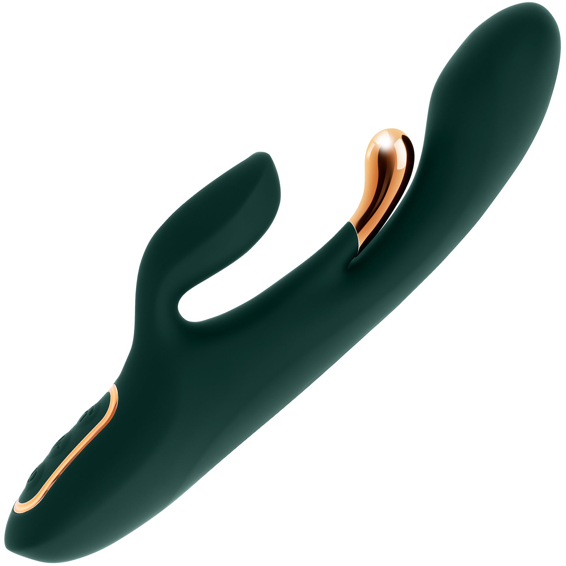 Golden Goddess G-Spot & Clitoral Rabbit Style Vibrator By Evolved Novelties
