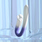 Spring Loaded Rechargeable Silicone Dual Stimulation Vibrator By Evolved Novelties