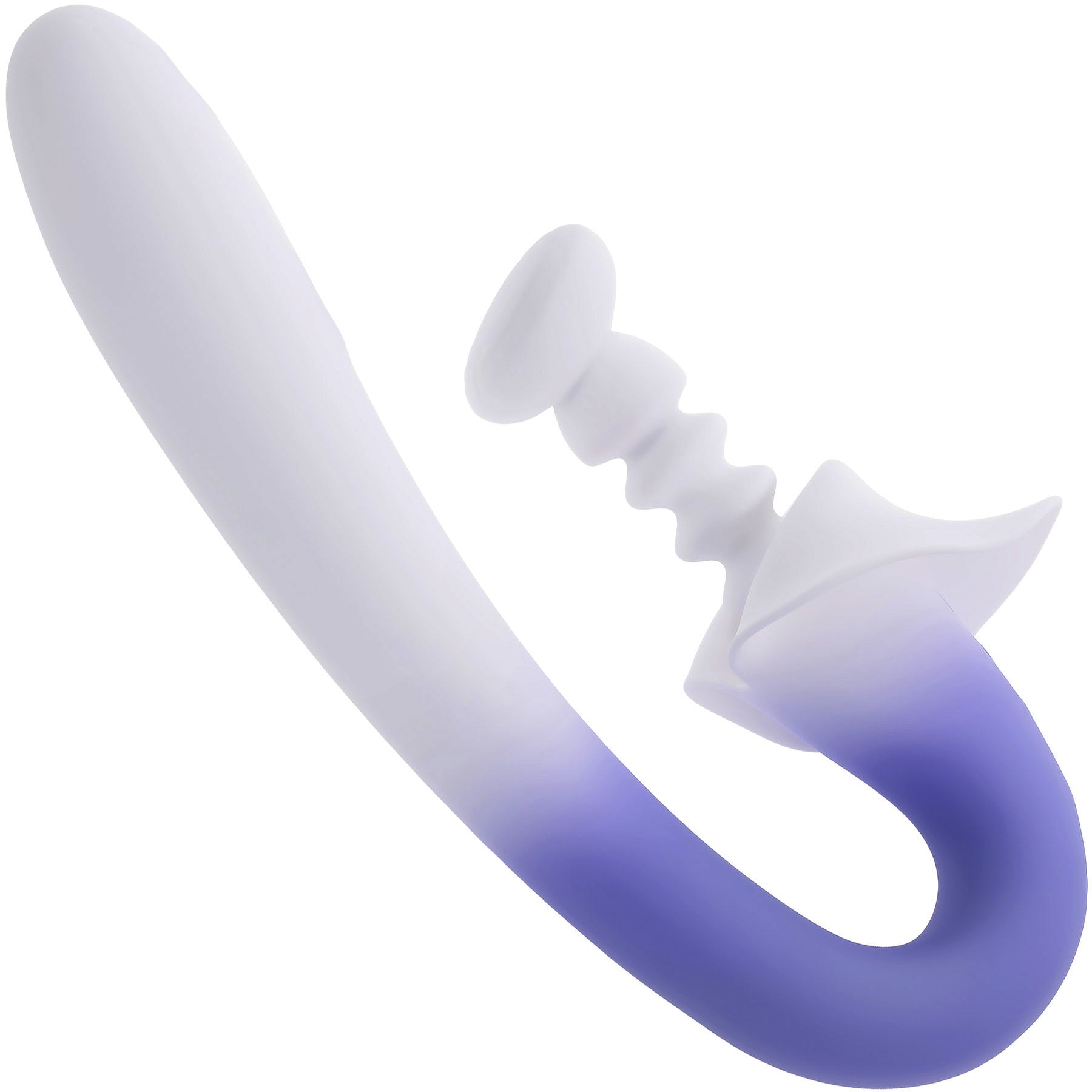 Spring Loaded Rechargeable Silicone Dual Stimulation Vibrator By Evolved Novelties