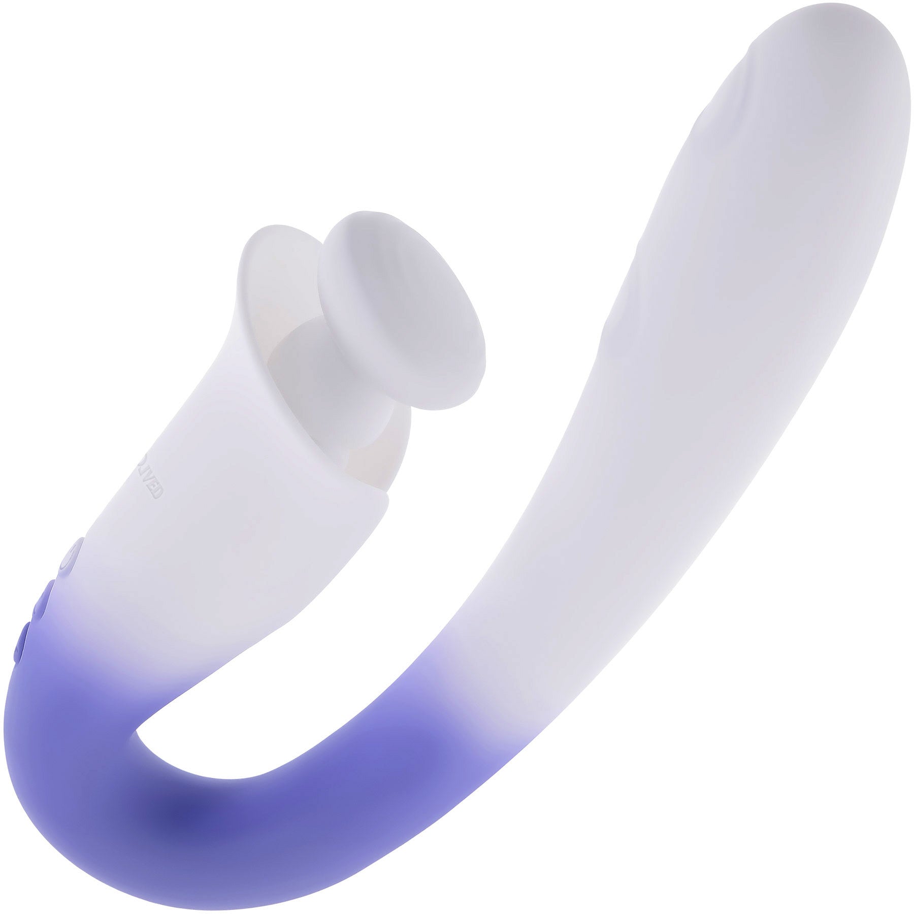 Spring Loaded Rechargeable Silicone Dual Stimulation Vibrator By Evolved Novelties