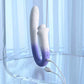 Spring Loaded Rechargeable Silicone Dual Stimulation Vibrator By Evolved Novelties