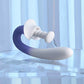 Spring Loaded Rechargeable Silicone Dual Stimulation Vibrator By Evolved Novelties