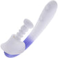 Spring Loaded Rechargeable Silicone Dual Stimulation Vibrator By Evolved Novelties