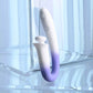 Spring Loaded Rechargeable Silicone Dual Stimulation Vibrator By Evolved Novelties