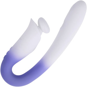 Spring Loaded Rechargeable Silicone Dual Stimulation Vibrator By Evolved Novelties