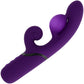 Pleasure Puff Inflating Rechargeable Silicone Rabbit Vibrator By Evolved Novelties