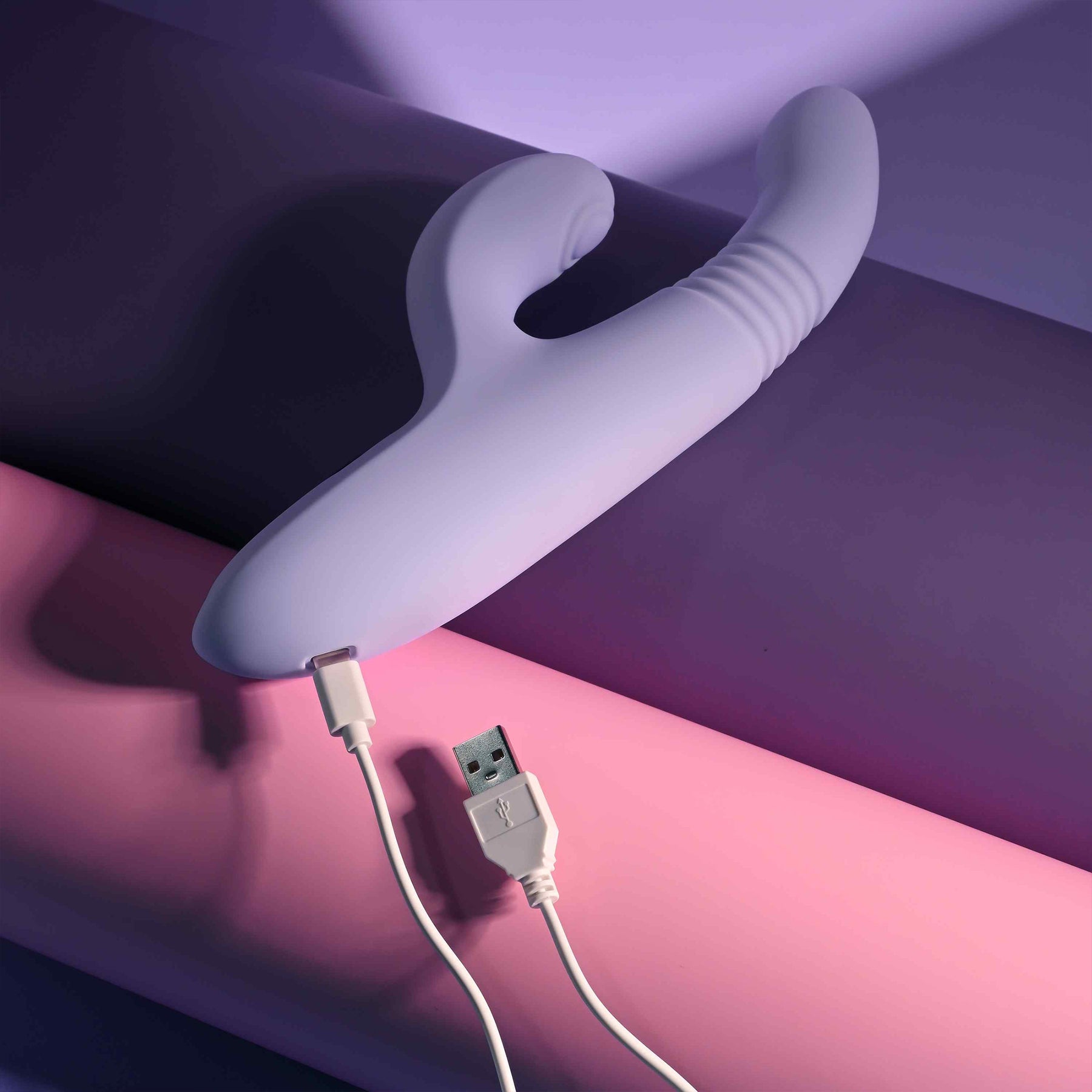 Pep Talk Rechargeable Silicone Rabbit Vibrator By Evolved Novelties