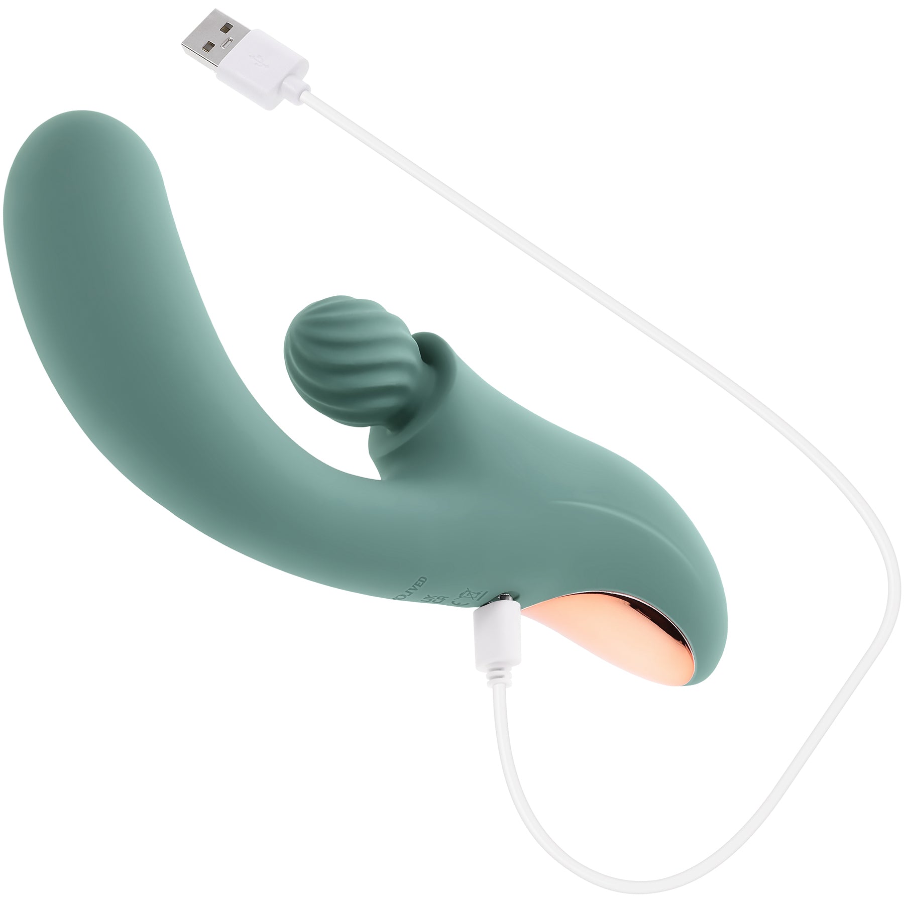 Evolved Novelties Spiral Charm Rechargeable Clitoral Stimulator Vibator