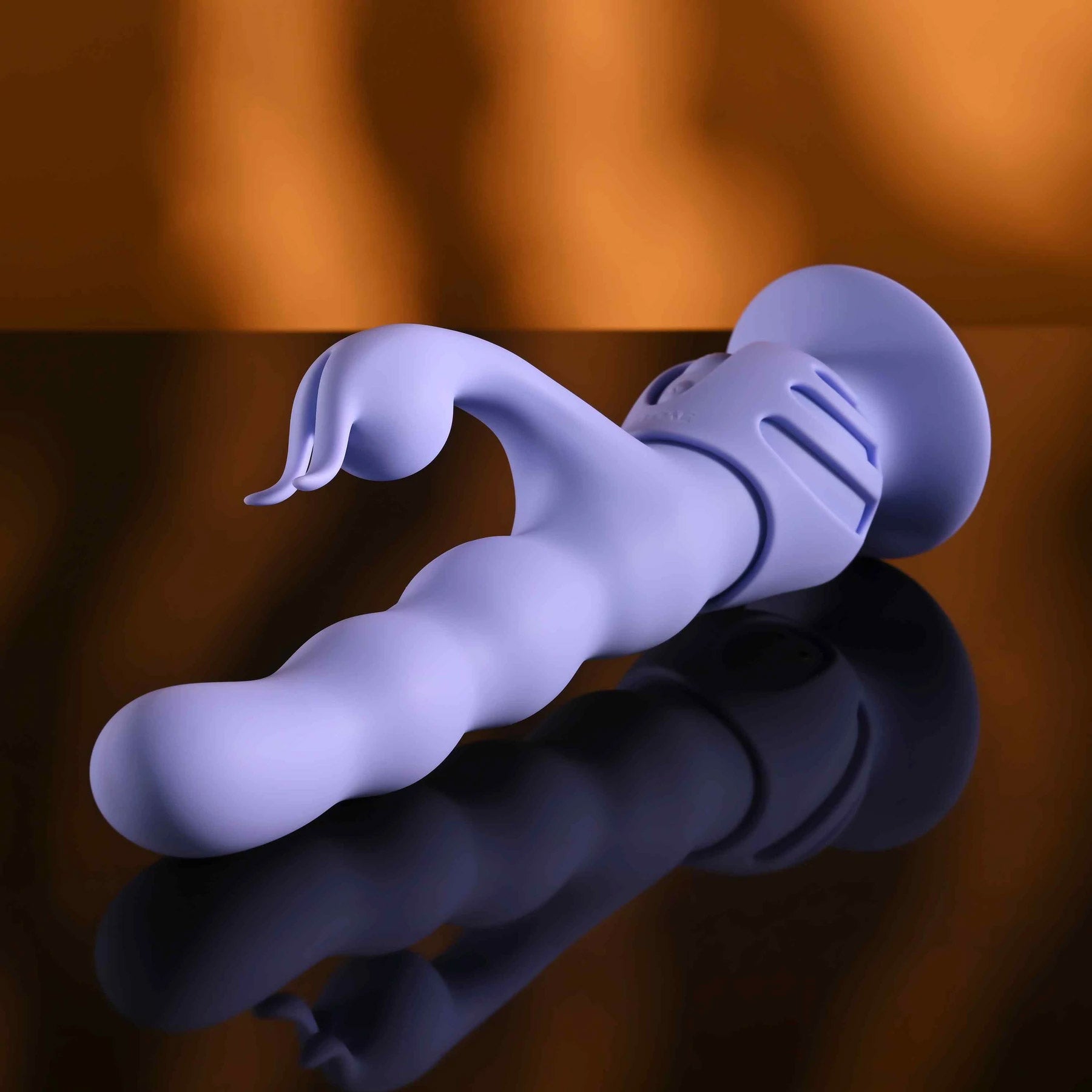 Wiggly Bunny Rabbit Vibrator With Suction Cup By Evolved Novelties