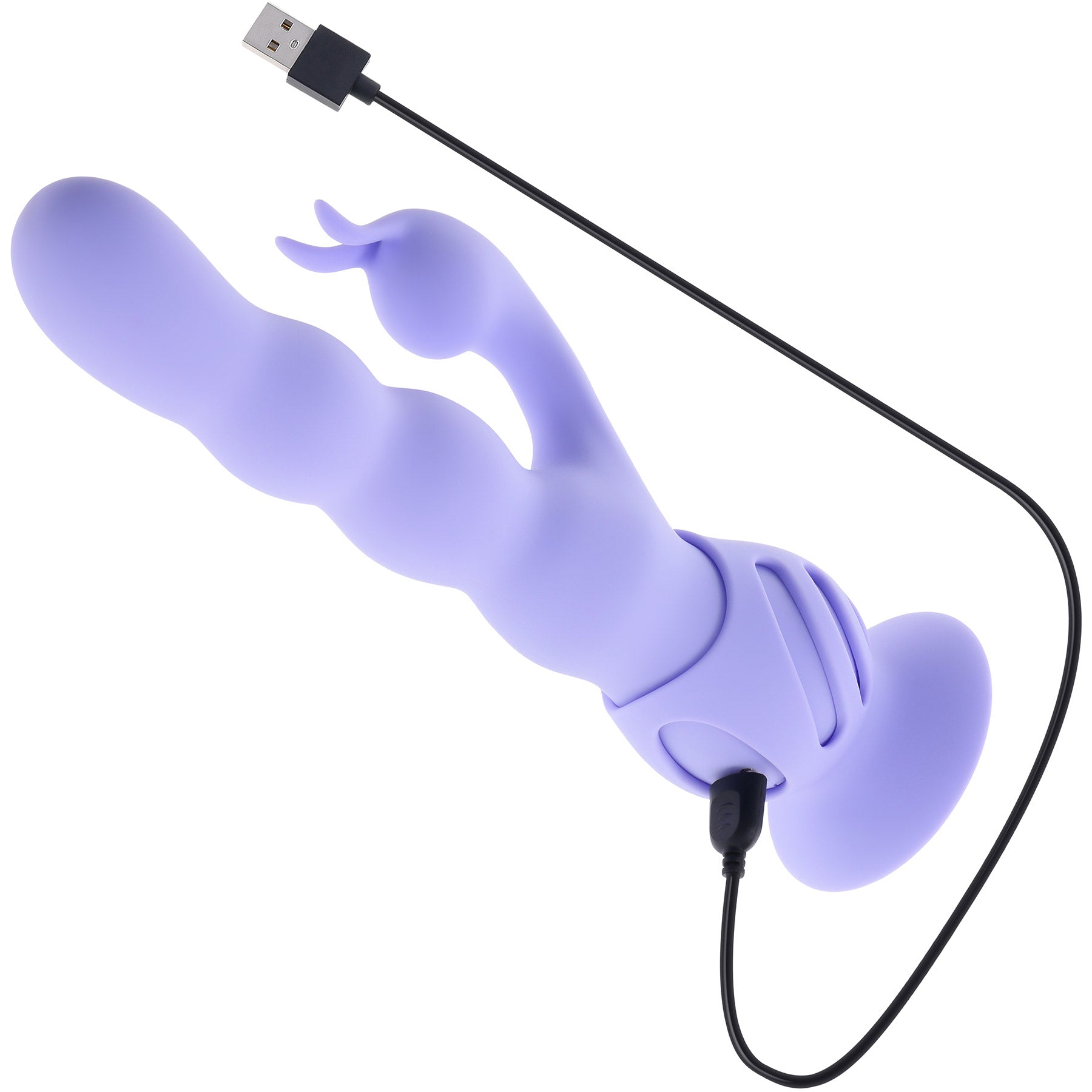 Wiggly Bunny Rabbit Vibrator With Suction Cup By Evolved Novelties
