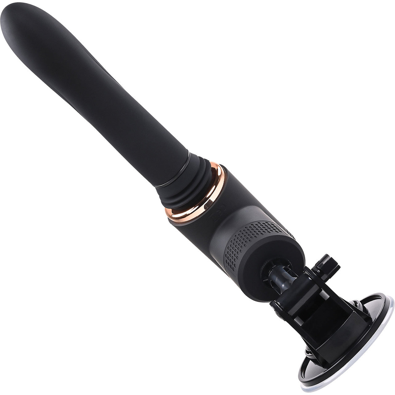 Too Hot To Handle Rechargeable Silicone Thrusting Vibrating Dildo With Suction Cup Stand By Evolved Novelties