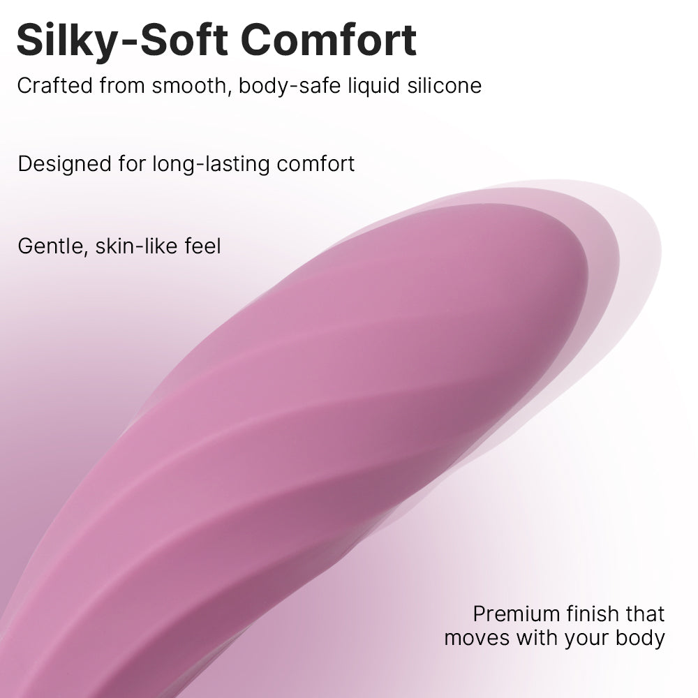 SVAKOM ERICA PLUS Wearable Silicone Thrusting Dual Stimulation Vibrator - Silky-Soft Comfort