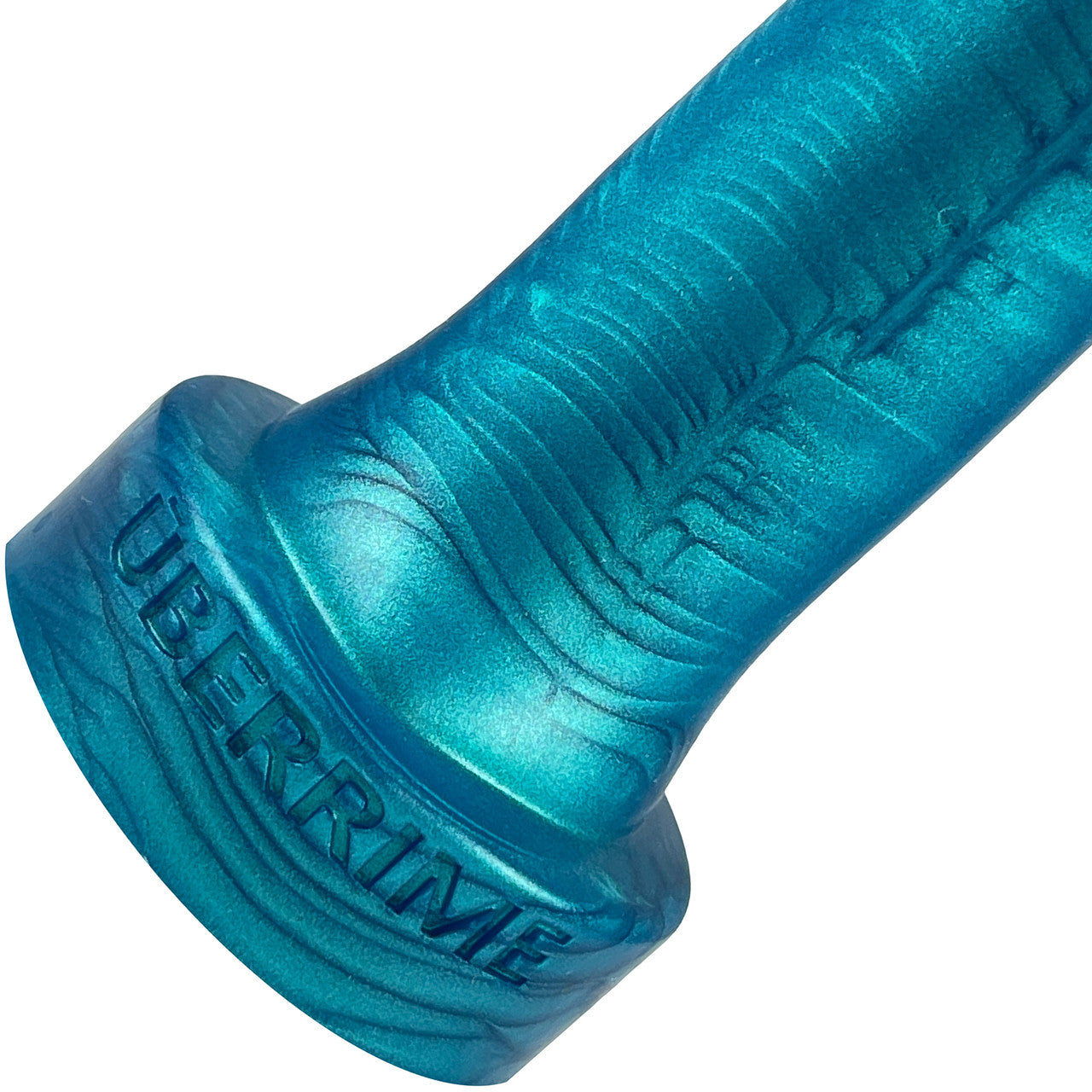 The Essential 6" Silicone Dildo Model B By Uberrime - Mermaid Blue