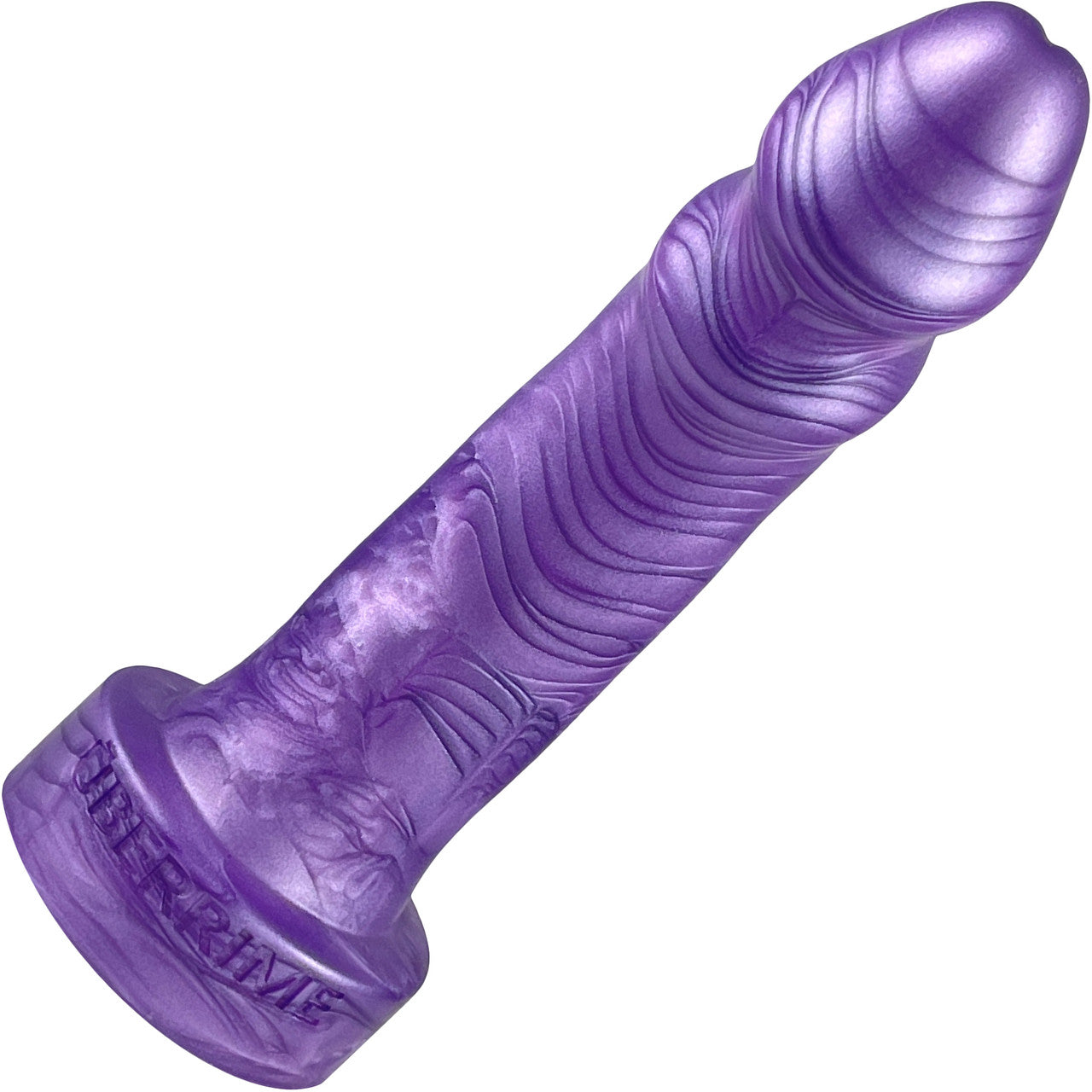 The Essential 6.5" Silicone Dildo Model C By Uberrime - Lavender Purple