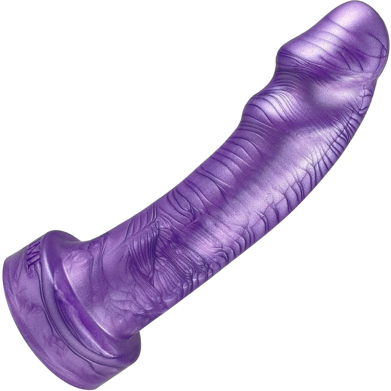 The Essential 6.5" Silicone Dildo Model C By Uberrime - Lavender Purple