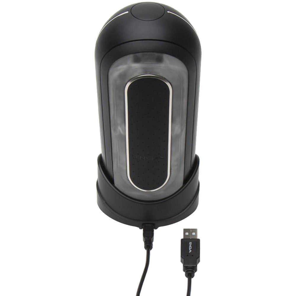 Tenga Flip 0 (Zero) EV Vibrating Penis Masturbator - Black