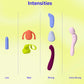 Eva Silicone Rechargeable Wearable Hands Free Vibrator by Dame - Papaya  - Comparison graph