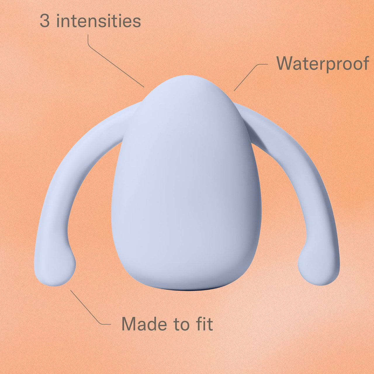 Eva Silicone Wearable Vibrator - Ice Blue Eva Silicone Wearable Vibrator - Ice Blue