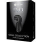 SVibe Snail EVO Silicone Penis Masturbator With Synchronized Head & Shaft Vibrations - Black